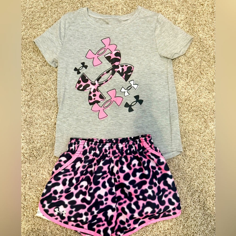 Girls Under Armour Shorts set- Size 6